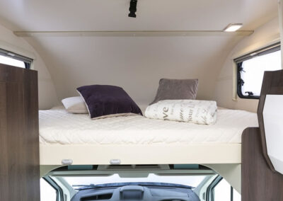 4/5 or 6 Berth Motorhome rear bedroom